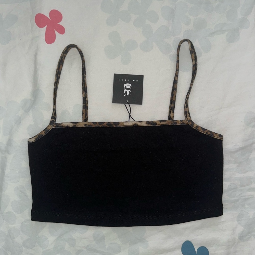 Garage Black Leopard Cami